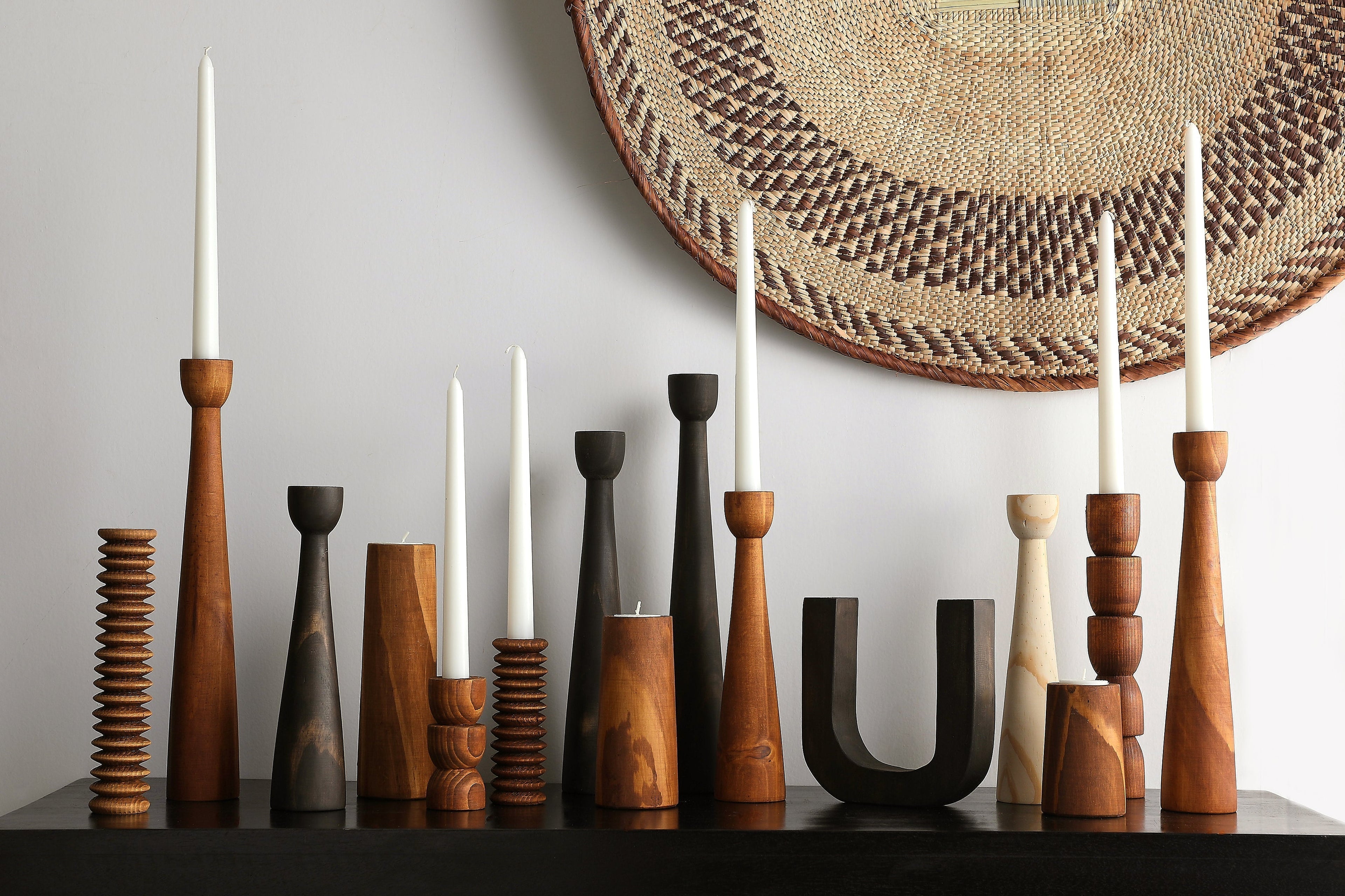 Handcrafted Candleholders — Artisan Ceramic, Wood & Metal