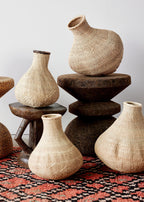 Binga Nongo Natural Woven Gourd Basket