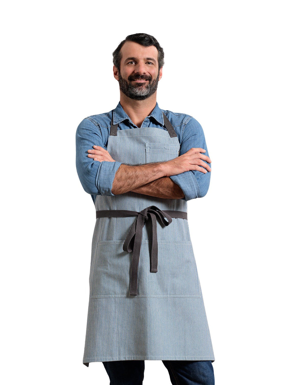 Bib Apron with Pockets