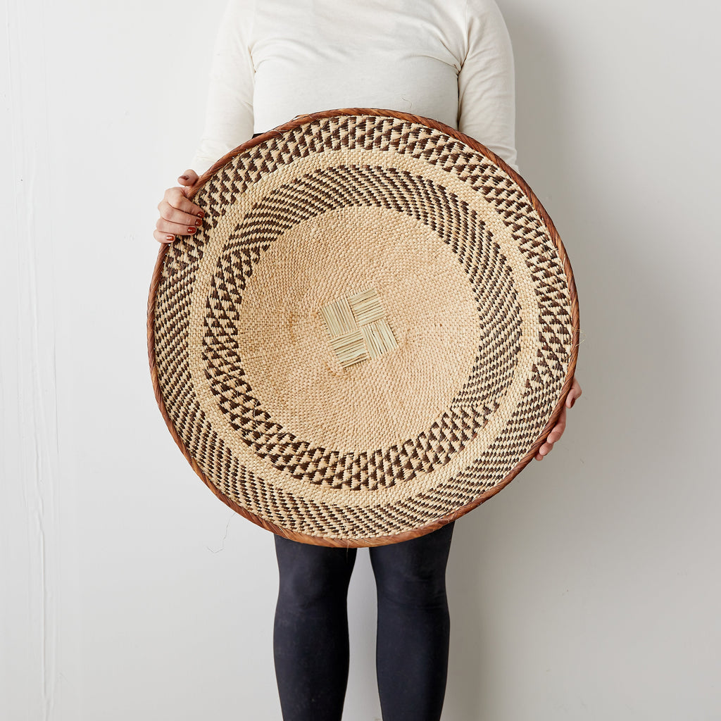 Binga Patterned Brown & Natural Wall Art