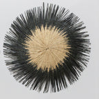 Usiku Black and Natural Woven Wall Art