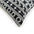 Black & White Aztec Print Pillow Cover - 20x20"