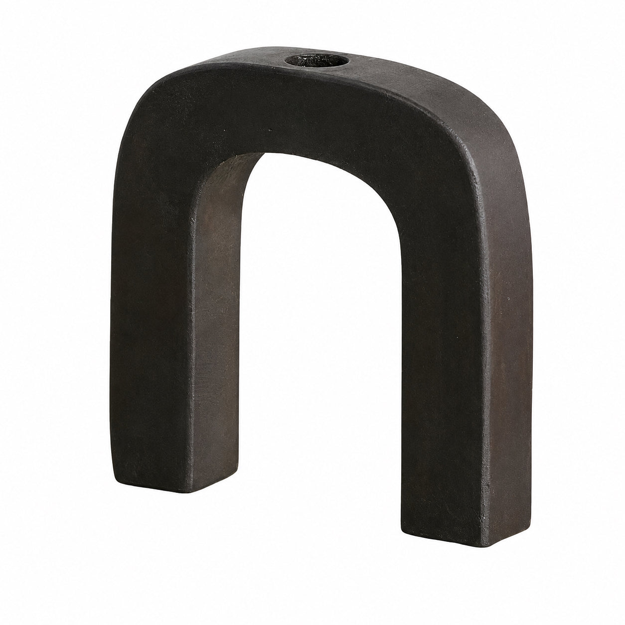 Arch Wooden Taper Candlestick Holder