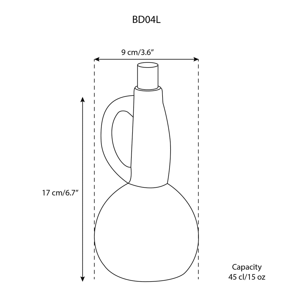 Stoneware Olive Oil Dispenser - Dadasi 15 oz