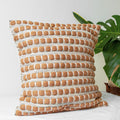 Rove Pillow Cover - Bone w/ Cocoa and Grey - 20x20"