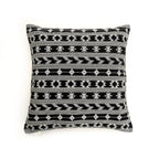 Black & White Aztec Print Pillow Cover - 20x20"