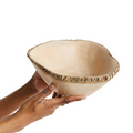 Jacaranda Hand-carved Wood Trinket Bowl