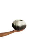 Midnight Ombre Hand-Felted Wool Decorative Ukhamba Basket