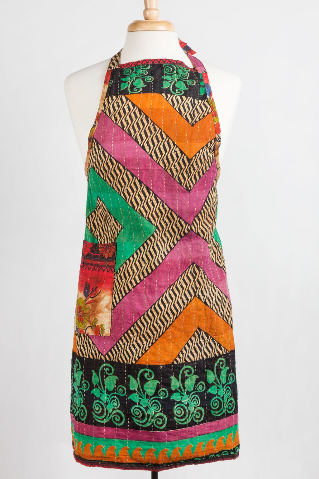 Upcycled Sari Apron