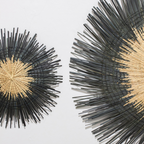 Usiku Black and Natural Woven Wall Art