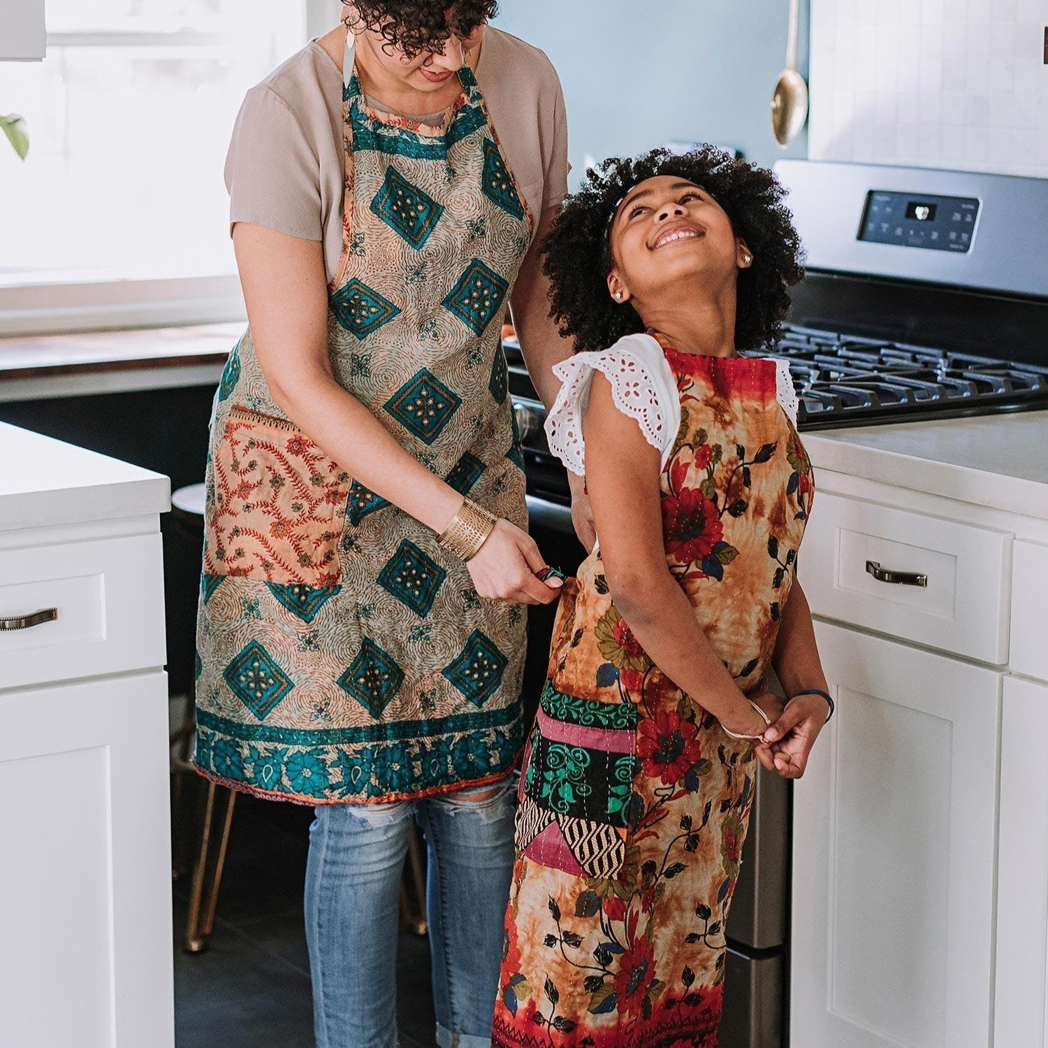 Upcycled Sari Apron