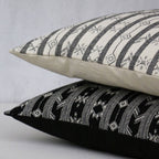 Black & White Aztec Print Pillow Cover - 20x20"