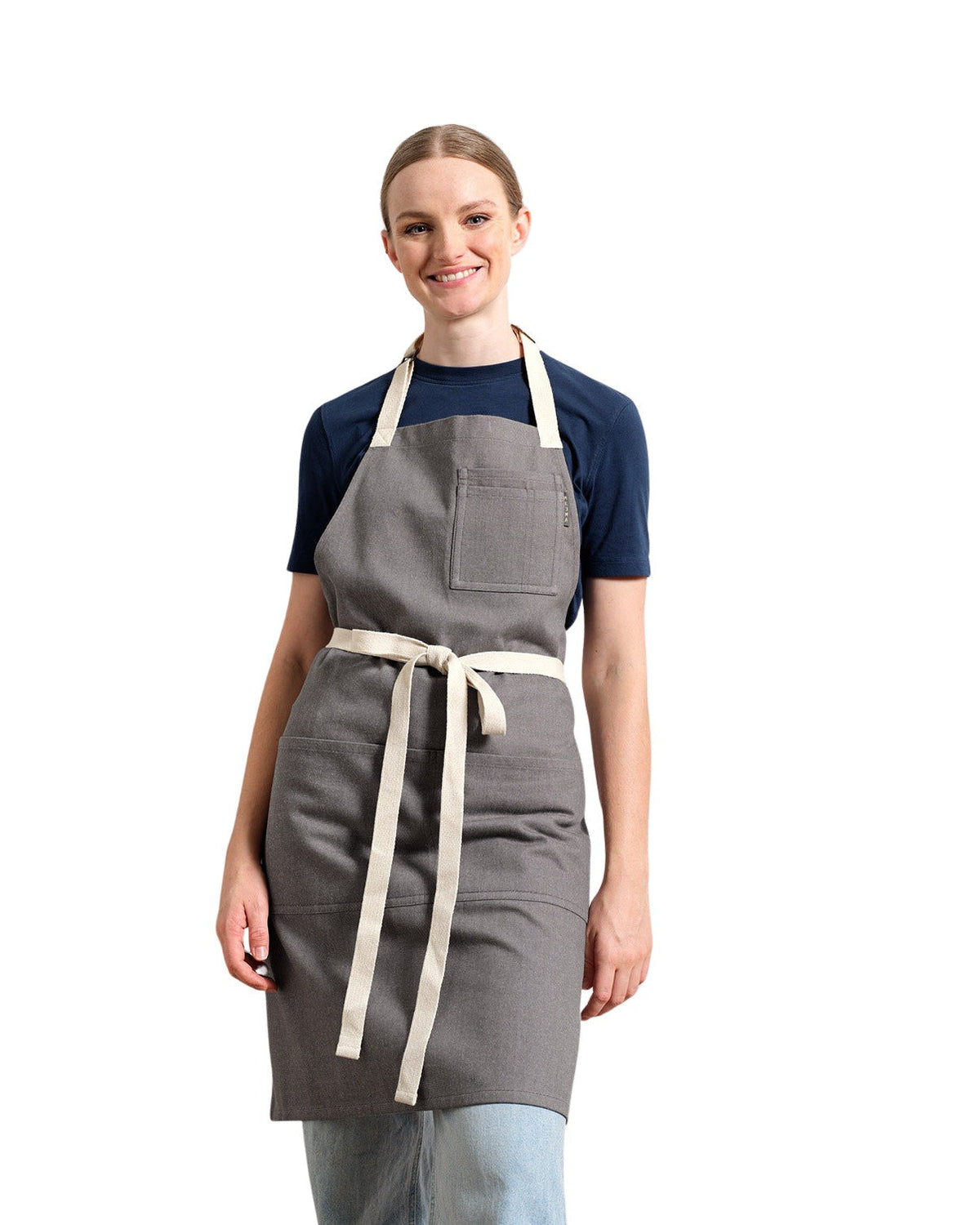 Bib Apron with Pockets