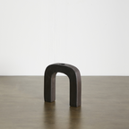 Arch Wooden Taper Candlestick Holder