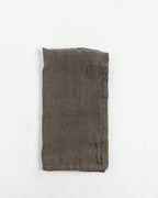 Stone Washed Linen Hemmed Dinner Napkins