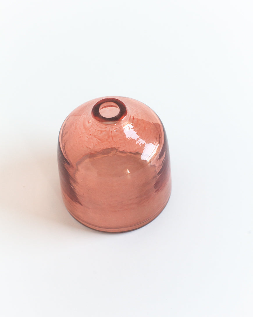 Bella Handblown Hammered Bud Vase