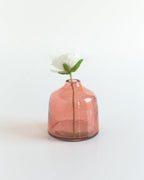 Bella Handblown Hammered Bud Vase