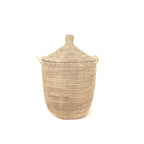 Dou Lid Storage Basket Monochrome Natural - Medium