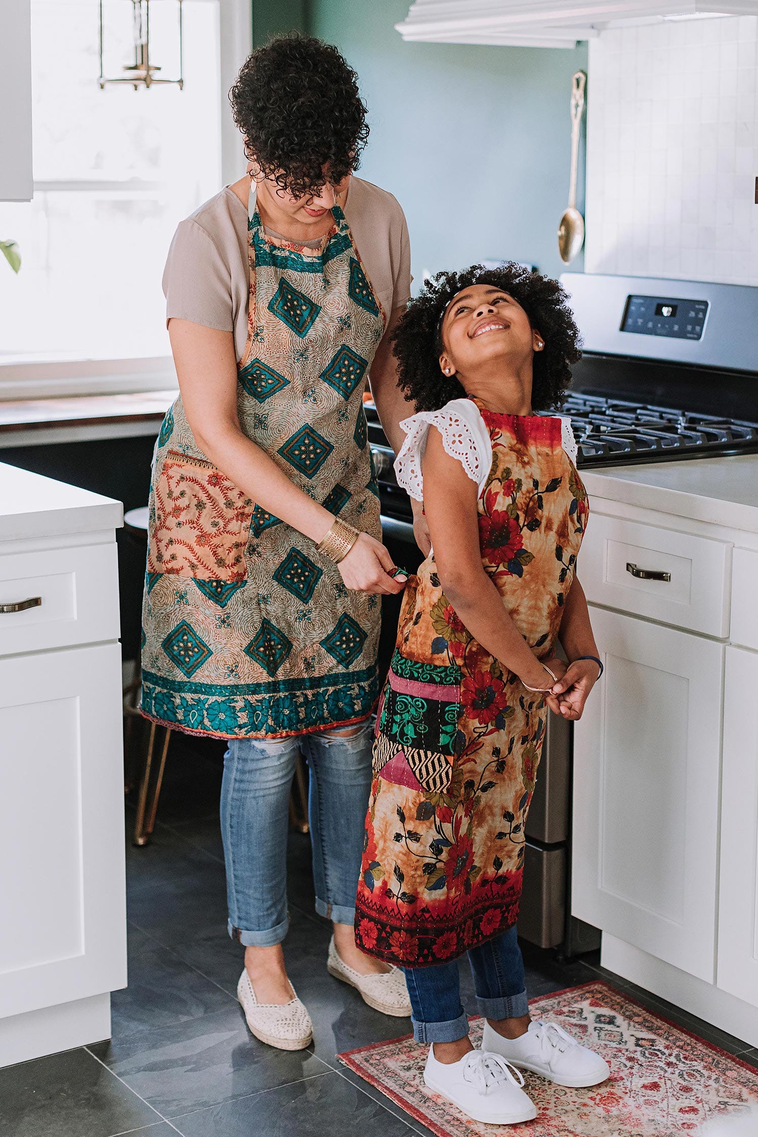 Upcycled Sari Apron