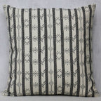 Black & White Aztec Print Pillow Cover - 20x20"