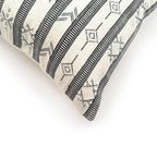Black & White Aztec Print Pillow Cover - 20x20"
