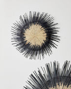 Usiku Black and Natural Woven Wall Art