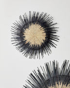 Usiku Black and Natural Woven Wall Art