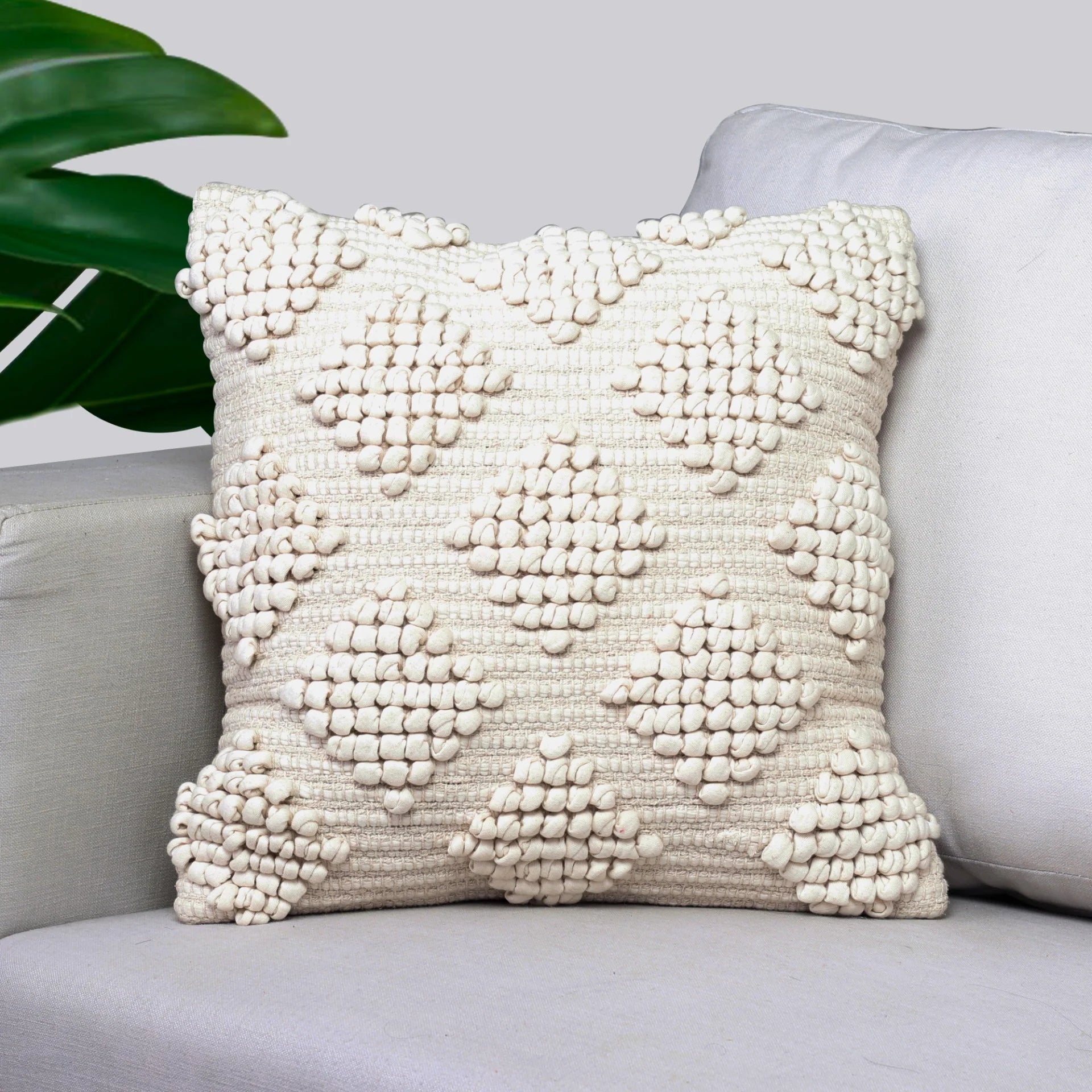 Kunbi Throw Pillow Cover - 18 x18"