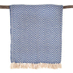 Cara Throw Blue