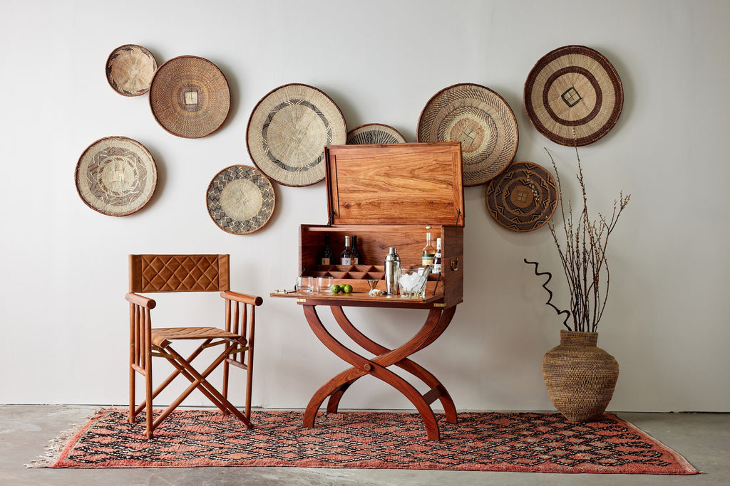 Binga Patterned Brown & Natural Wall Art