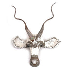 Kudu Animal Mask - Recycled Metal Wall Art