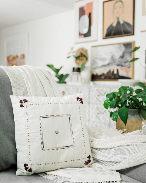 Abira Throw Pillow -  16x16”